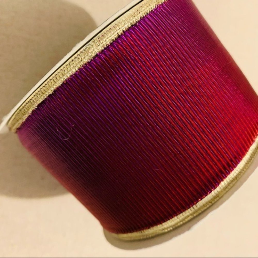 Trim A Tree | Ribbon | Sparkling Traditions | Purple/ Red|Burgundy